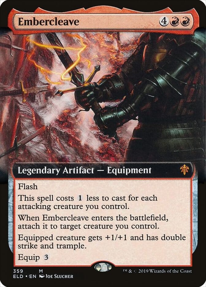 Embercleave (Extended Art) [Throne of Eldraine] MTG Single Magic: The Gathering  | Multizone: Comics And Games