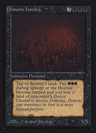 Demonic Hordes (IE) [Intl. Collectors’ Edition] MTG Single Magic: The Gathering  | Multizone: Comics And Games