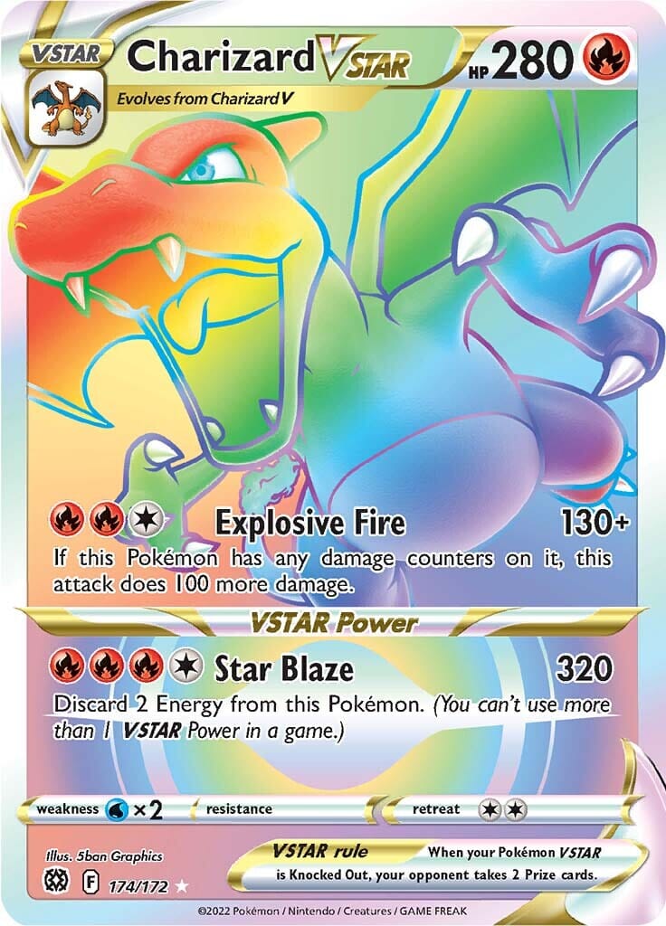 Charizard VSTAR (174/172) [Sword & Shield: Brilliant Stars] Pokemon Single Pokémon  | Multizone: Comics And Games
