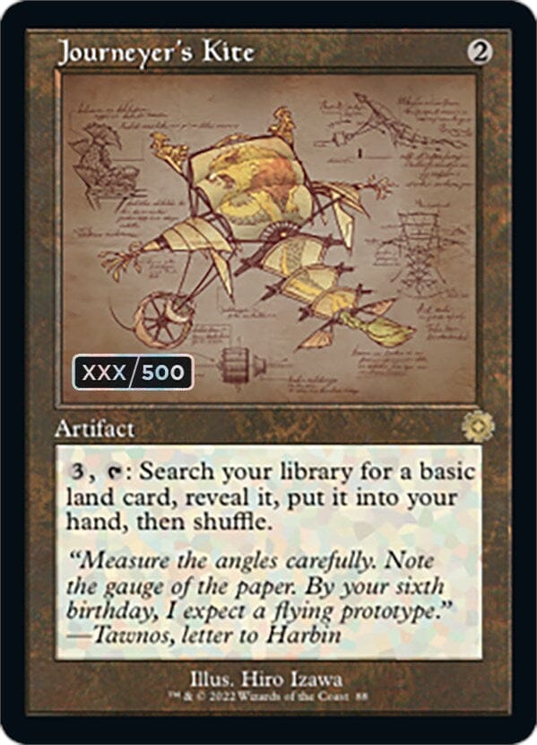 Journeyer's Kite (Retro Schematic) (Serial Numbered) [The Brothers' War Retro Artifacts] MTG Single Magic: The Gathering  | Multizone: Comics And Games