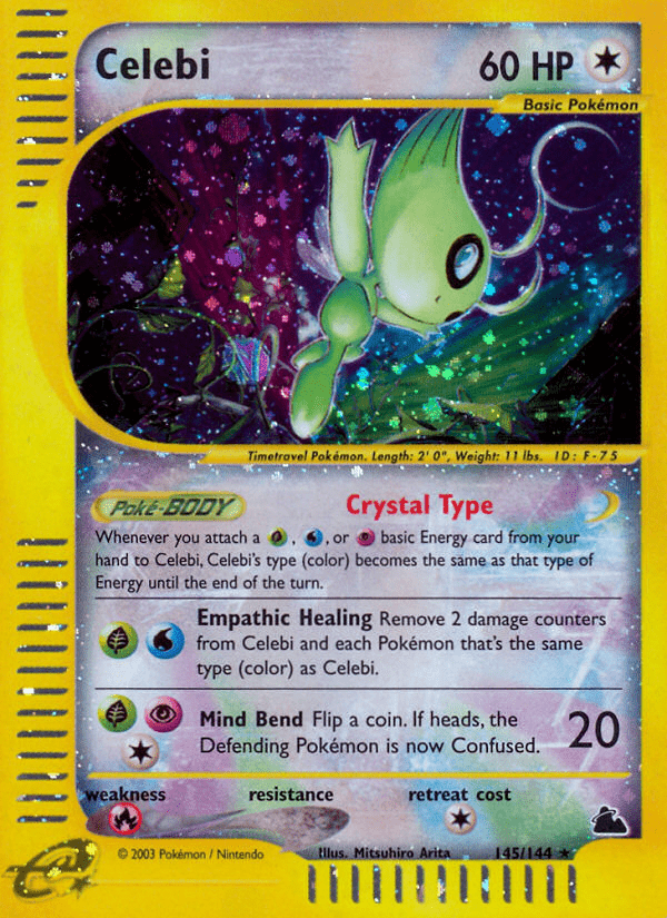 Celebi (145/144) [Skyridge] Pokemon Single Pokémon  | Multizone: Comics And Games