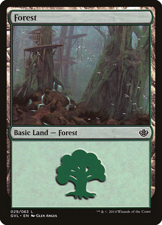 Forest (29) (Garruk vs. Liliana) [Duel Decks Anthology] MTG Single Magic: The Gathering  | Multizone: Comics And Games