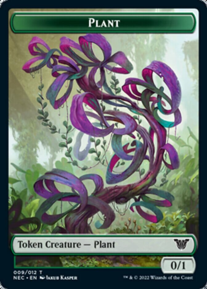 Plant // Treasure Double-sided Token [Kamigawa: Neon Dynasty Commander Tokens] MTG Single Magic: The Gathering  | Multizone: Comics And Games