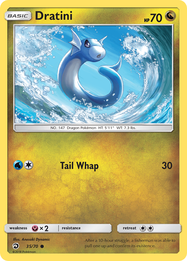 Dratini (35/70) [Sun & Moon: Dragon Majesty] Pokemon Single Pokémon  | Multizone: Comics And Games
