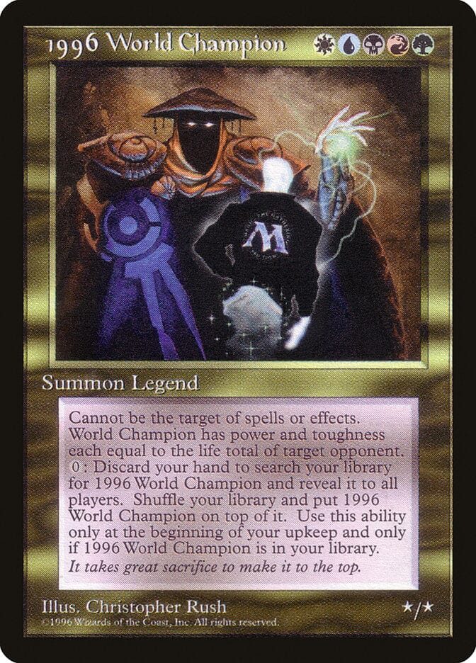 1996 World Champion [Celebration Cards] MTG Single Magic: The Gathering  | Multizone: Comics And Games