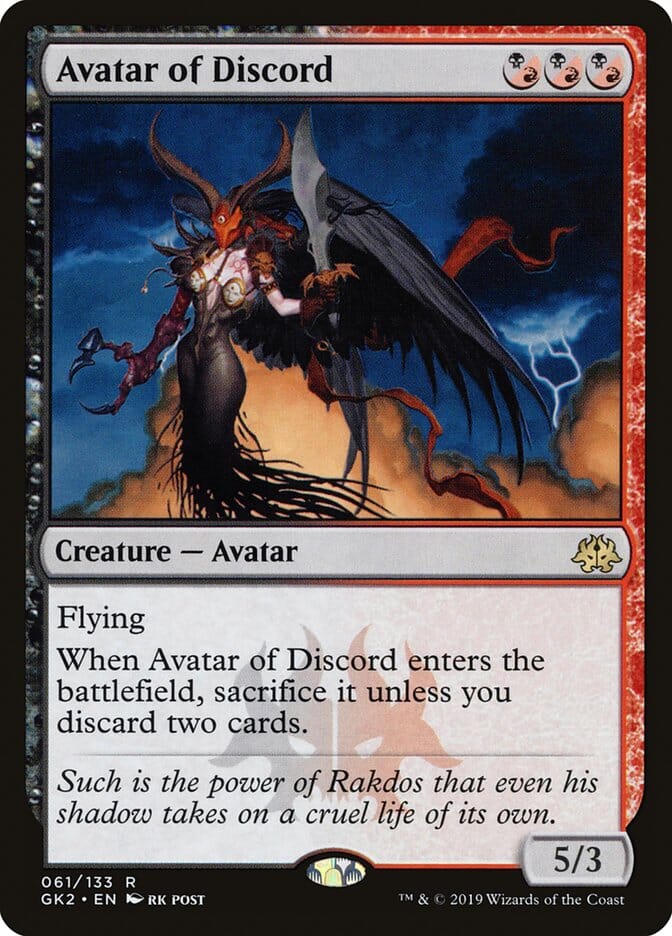 Avatar of Discord [Ravnica Allegiance Guild Kit] MTG Single Magic: The Gathering  | Multizone: Comics And Games