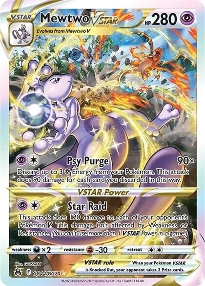 Mewtwo VSTAR (GG44/GG70) [Sword & Shield: Crown Zenith] Pokemon Single Pokémon  | Multizone: Comics And Games