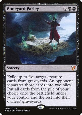 Boneyard Parley [Commander 2019] MTG Single Magic: The Gathering  | Multizone: Comics And Games