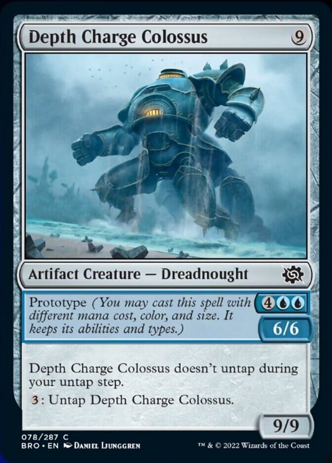 Depth Charge Colossus [The Brothers' War] MTG Single Magic: The Gathering  | Multizone: Comics And Games