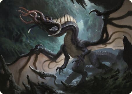 Brainstealer Dragon Art Card [Commander Legends: Battle for Baldur's Gate Art Series] MTG Single Magic: The Gathering  | Multizone: Comics And Games