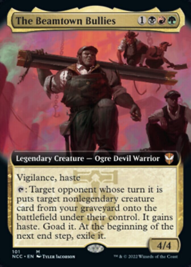 The Beamtown Bullies (Extended Art) [Streets of New Capenna Commander] MTG Single Magic: The Gathering  | Multizone: Comics And Games