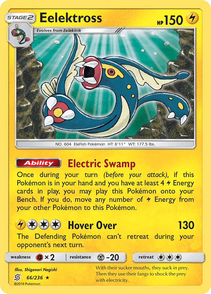 Eelektross (66/236) [Sun & Moon: Unified Minds] Pokemon Single Pokémon  | Multizone: Comics And Games