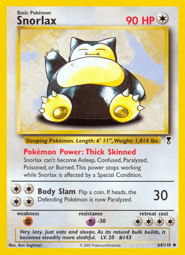 Snorlax (64/110) [Legendary Collection] Pokemon Single Pokémon  | Multizone: Comics And Games