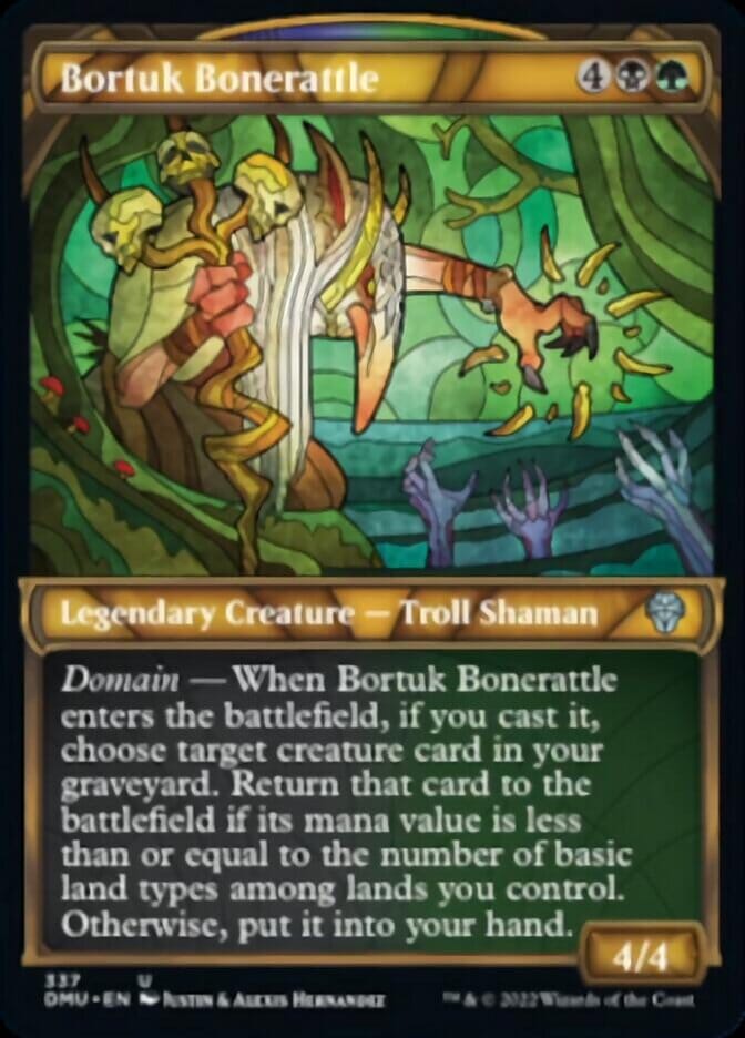 Bortuk Bonerattle (Showcase Textured) [Dominaria United] MTG Single Magic: The Gathering  | Multizone: Comics And Games