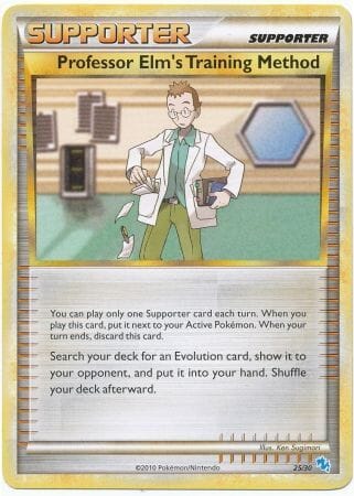 Professor Elm's Training Method (25/30) [HeartGold & SoulSilver: Trainer Kit - Gyarados] Pokemon Single Pokémon  | Multizone: Comics And Games
