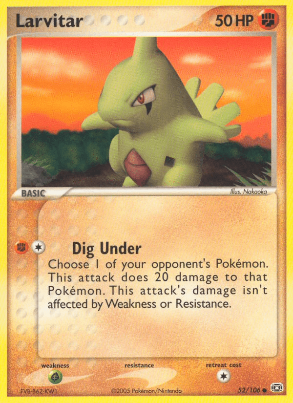 Larvitar (52/106) [EX: Emerald] Pokemon Single Pokémon  | Multizone: Comics And Games