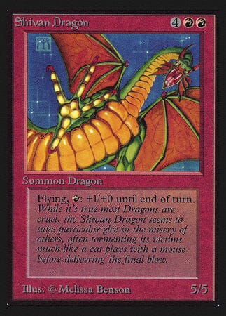 Shivan Dragon (CE) [Collectors’ Edition] MTG Single Magic: The Gathering  | Multizone: Comics And Games