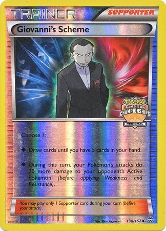 Giovanni's Scheme (138/162) (Championship Promo) [XY: BREAKthrough] Pokemon Single Pokémon  | Multizone: Comics And Games