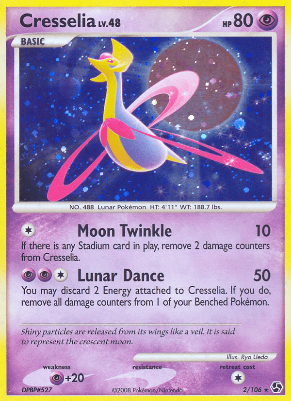 Cresselia (2/106) [Diamond & Pearl: Great Encounters] Pokemon Single Pokémon  | Multizone: Comics And Games
