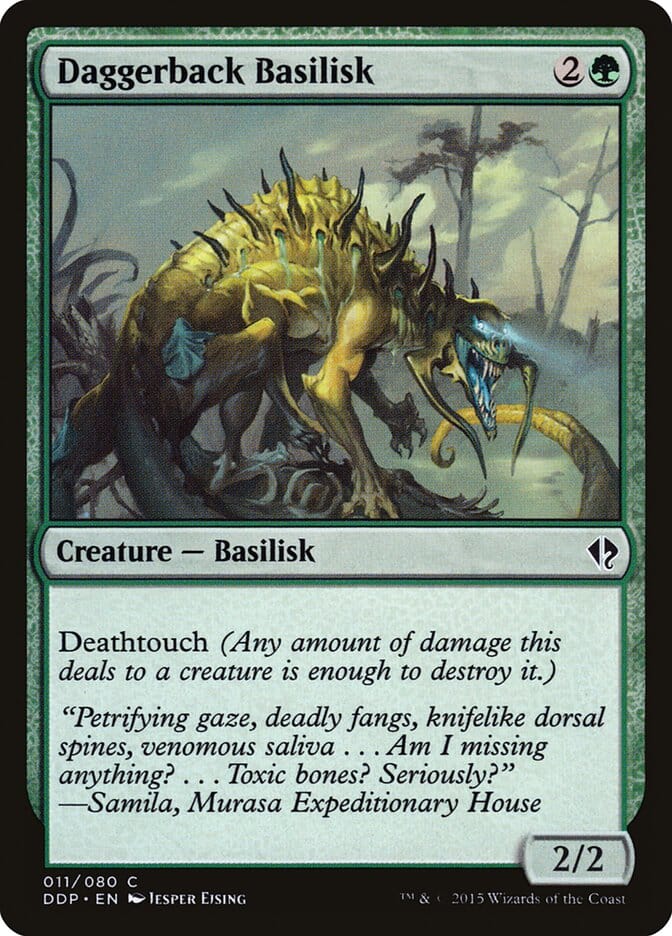 Daggerback Basilisk [Duel Decks: Zendikar vs. Eldrazi] MTG Single Magic: The Gathering  | Multizone: Comics And Games