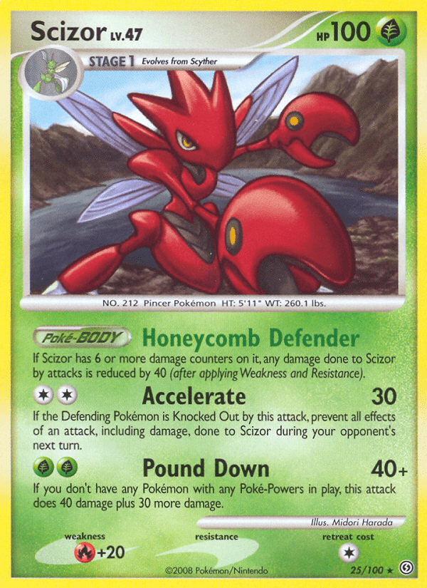 Scizor (25/100) [Diamond & Pearl: Stormfront] Pokemon Single Pokémon  | Multizone: Comics And Games