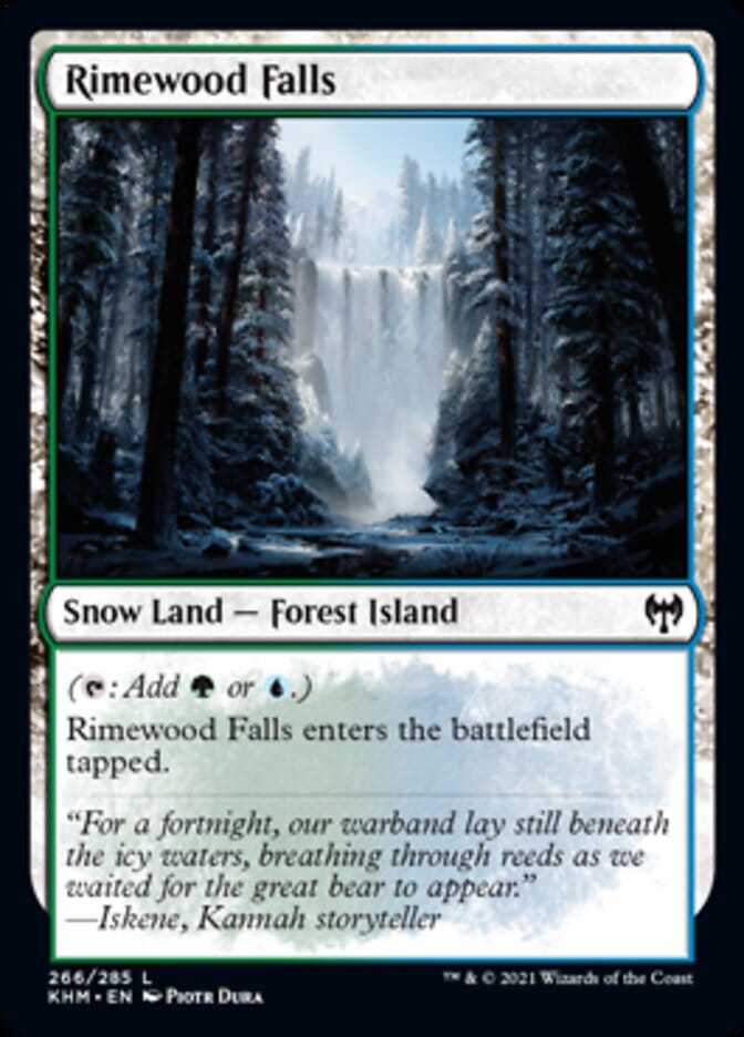 Rimewood Falls [Kaldheim] MTG Single Magic: The Gathering  | Multizone: Comics And Games