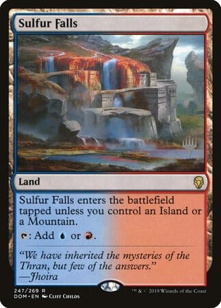 Sulfur Falls [Dominaria Promos] MTG Single Magic: The Gathering  | Multizone: Comics And Games