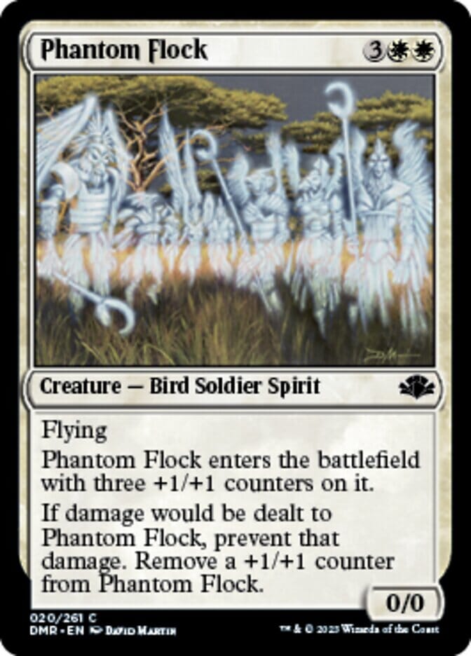 Phantom Flock [Dominaria Remastered] MTG Single Magic: The Gathering  | Multizone: Comics And Games