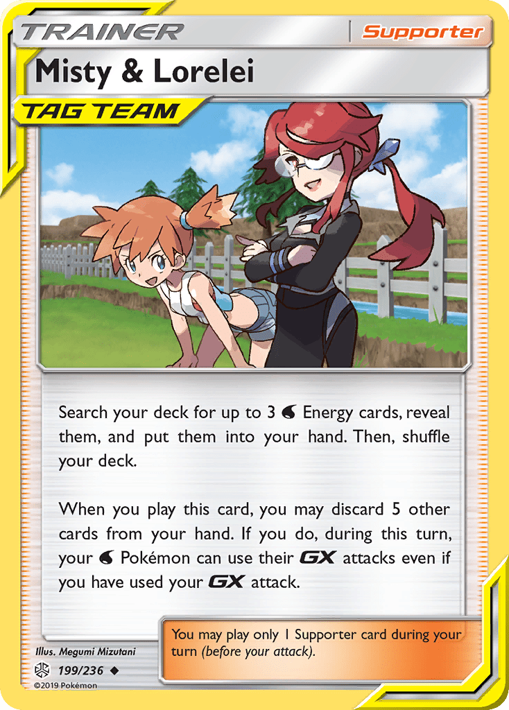 Misty & Lorelei (199/236) [Sun & Moon: Cosmic Eclipse] Pokemon Single Pokémon  | Multizone: Comics And Games