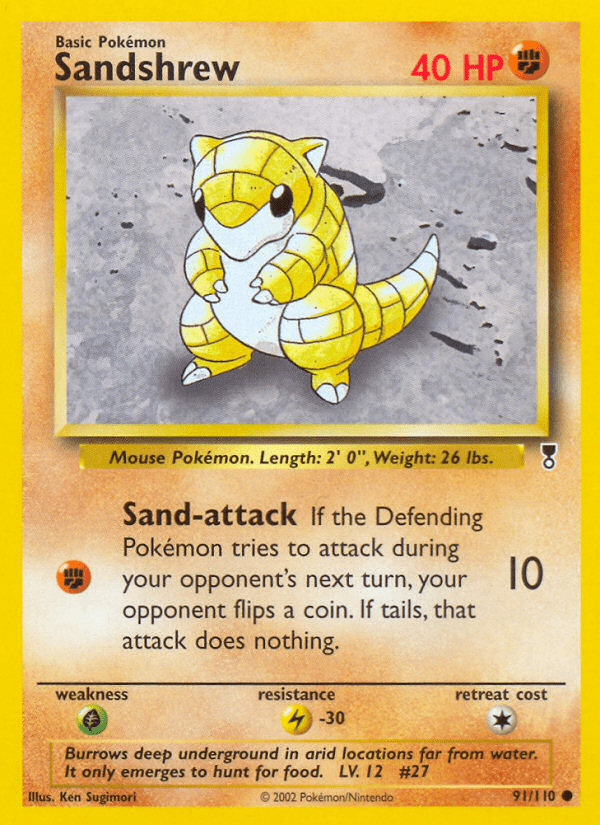 Sandshrew (91/110) [Legendary Collection] Pokemon Single Pokémon  | Multizone: Comics And Games
