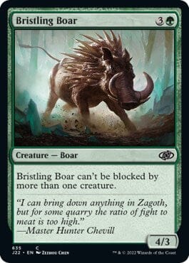 Bristling Boar [Jumpstart 2022] MTG Single Magic: The Gathering  | Multizone: Comics And Games