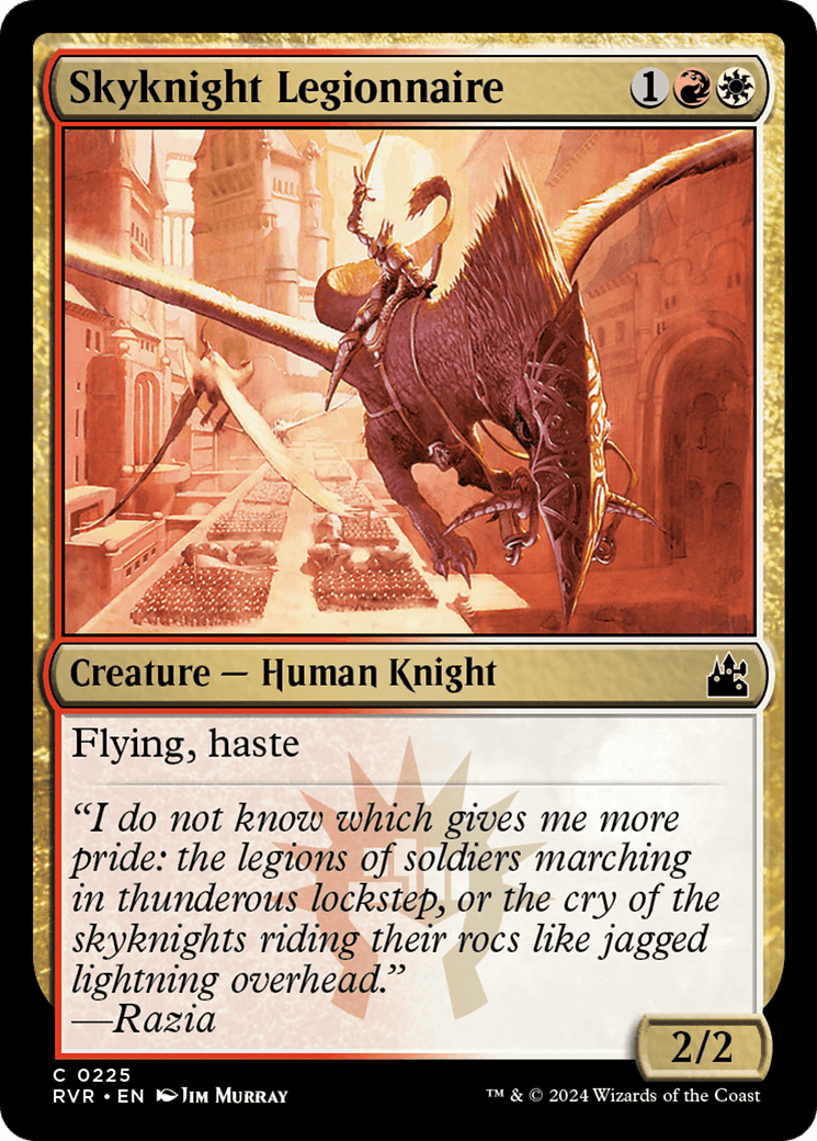 Skyknight Legionnaire [Ravnica Remastered] MTG Single Magic: The Gathering  | Multizone: Comics And Games