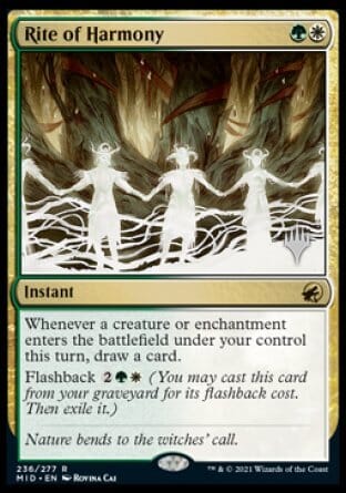 Rite of Harmony (Promo Pack) [Innistrad: Midnight Hunt Promos] MTG Single Magic: The Gathering  | Multizone: Comics And Games