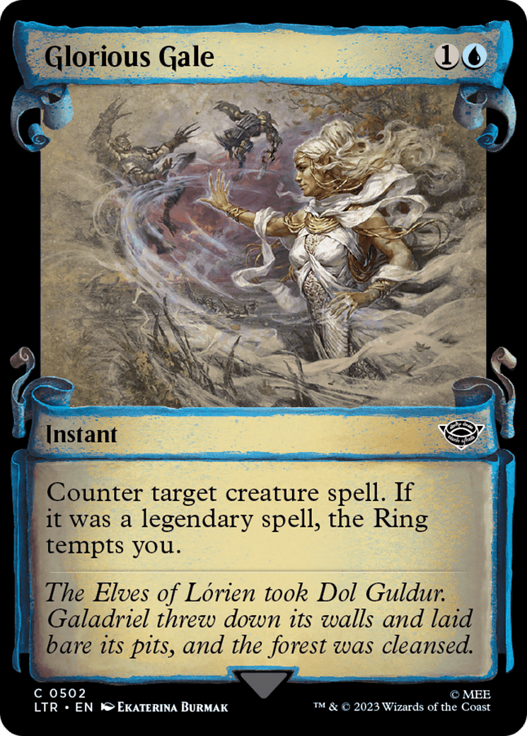 Glorious Gale [The Lord of the Rings: Tales of Middle-Earth Showcase Scrolls] MTG Single Magic: The Gathering  | Multizone: Comics And Games