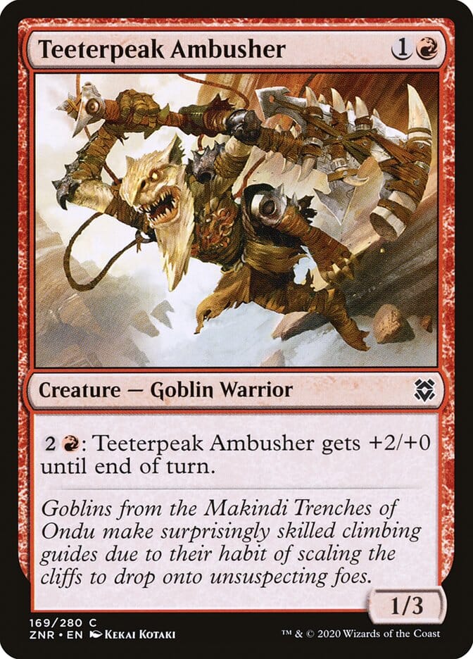 Teeterpeak Ambusher [Zendikar Rising] MTG Single Magic: The Gathering  | Multizone: Comics And Games