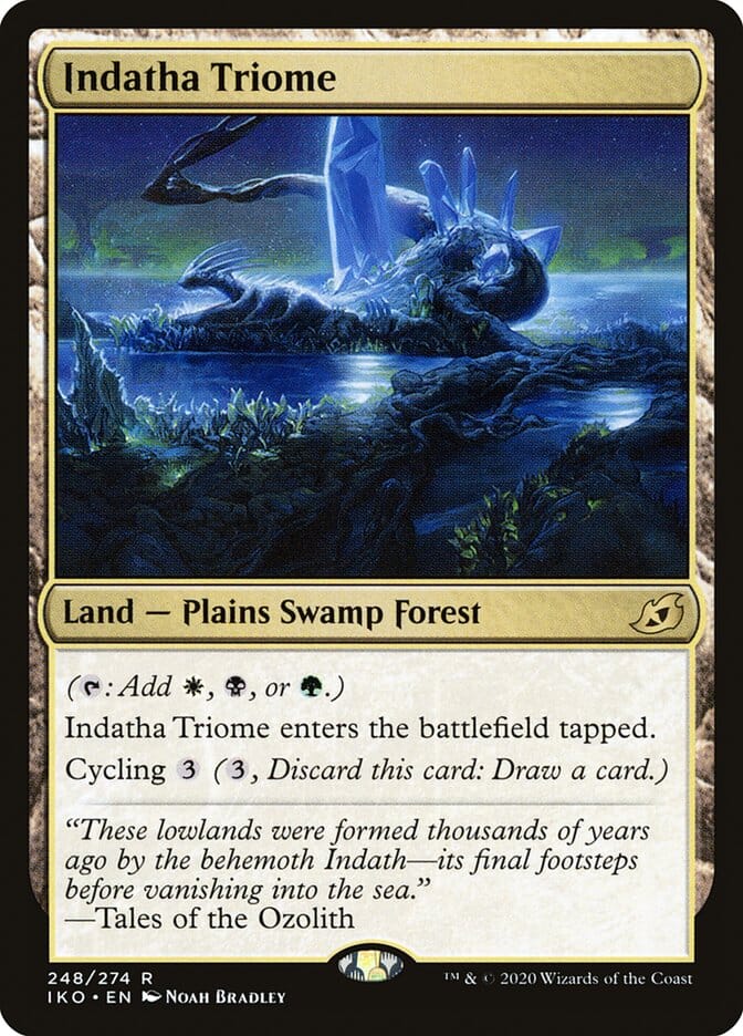 Indatha Triome [Ikoria: Lair of Behemoths] MTG Single Magic: The Gathering  | Multizone: Comics And Games