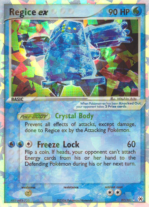 Regice ex (97/101) [EX: Hidden Legends] Pokemon Single Pokémon  | Multizone: Comics And Games