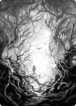 Forest 1 Art Card [Innistrad: Midnight Hunt Art Series] MTG Single Magic: The Gathering  | Multizone: Comics And Games