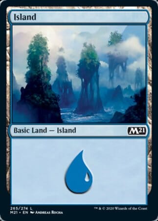 Island (265) [Core Set 2021] MTG Single Magic: The Gathering  | Multizone: Comics And Games