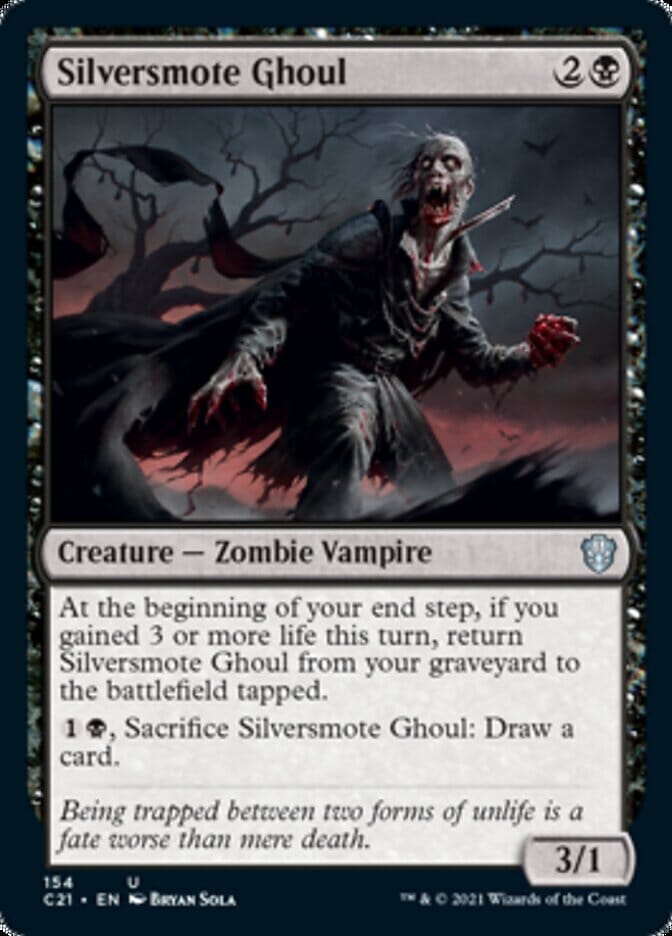 Silversmote Ghoul [Commander 2021] MTG Single Magic: The Gathering  | Multizone: Comics And Games