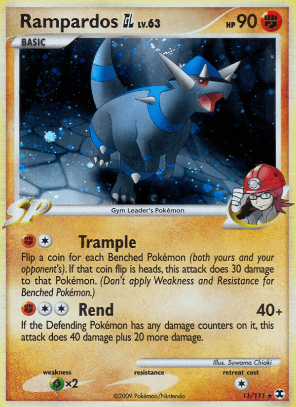 Rampardos GL (11/111) [Platinum: Rising Rivals] Pokemon Single Pokémon  | Multizone: Comics And Games