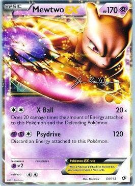 Mewtwo EX (54/113) (HonorStoise - Jacob Van Wagner) [World Championships 2015] Pokemon Single Pokémon  | Multizone: Comics And Games