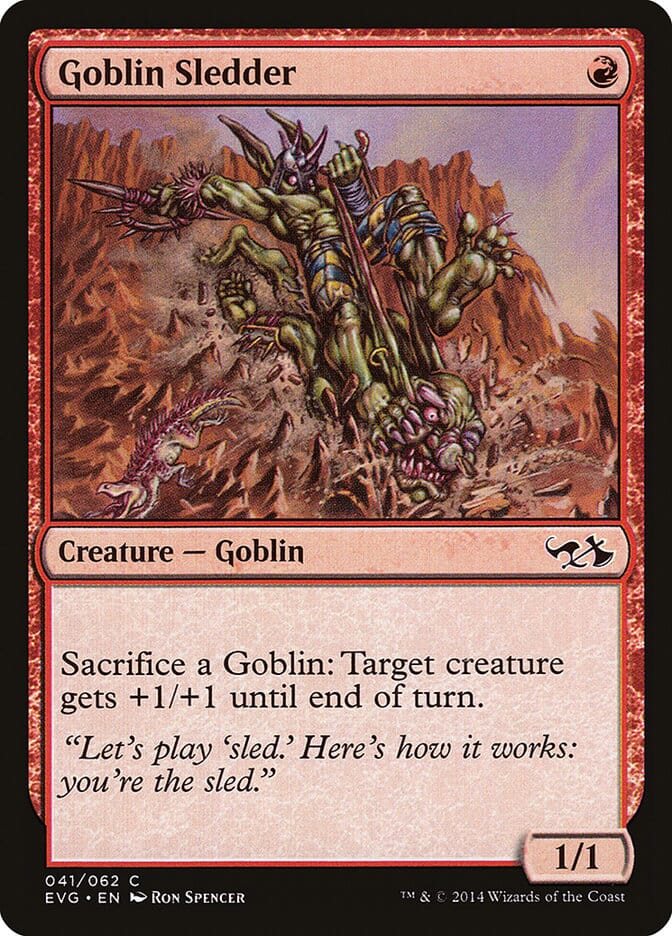 Goblin Sledder (Elves vs. Goblins) [Duel Decks Anthology] MTG Single Magic: The Gathering  | Multizone: Comics And Games
