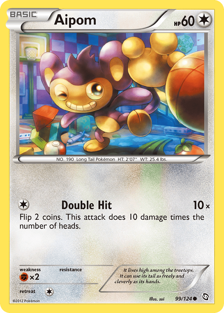 Aipom (99/124) [Black & White: Dragons Exalted] Pokemon Single Pokémon  | Multizone: Comics And Games