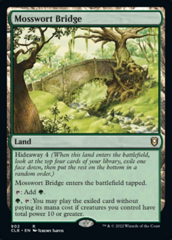 Mosswort Bridge [Commander Legends: Battle for Baldur's Gate] MTG Single Magic: The Gathering  | Multizone: Comics And Games