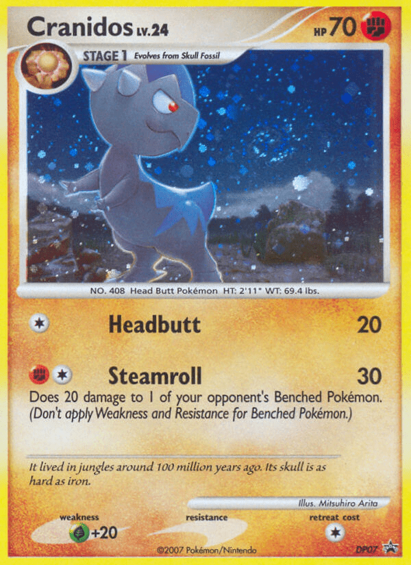 Cranidos (DP07) [Diamond & Pearl: Black Star Promos] Pokemon Single Pokémon  | Multizone: Comics And Games