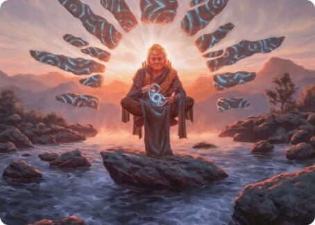 Jadzi, Oracle of Arcavios Art Card [Strixhaven: School of Mages Art Series] MTG Single Magic: The Gathering  | Multizone: Comics And Games