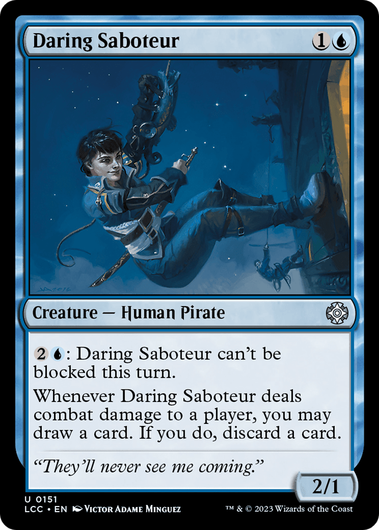 Daring Saboteur [The Lost Caverns of Ixalan Commander] MTG Single Magic: The Gathering  | Multizone: Comics And Games