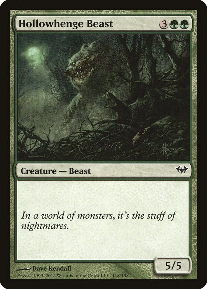 Hollowhenge Beast [Dark Ascension] MTG Single Magic: The Gathering  | Multizone: Comics And Games