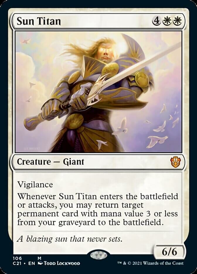 Sun Titan [Commander 2021] MTG Single Magic: The Gathering  | Multizone: Comics And Games